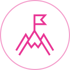 Circle mission icon